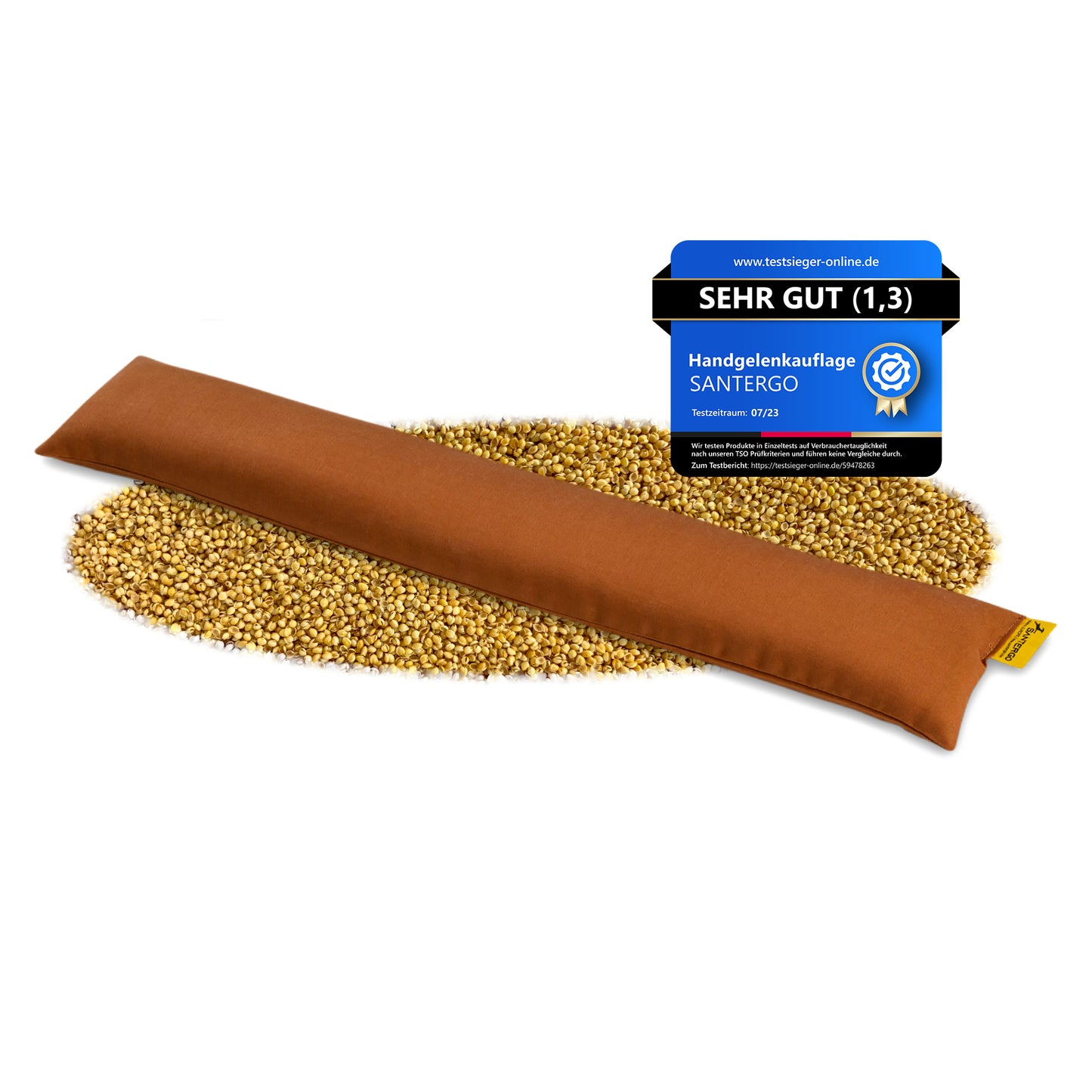 Ergonomische Handgelenkauflage Tastatur (1.0-CLASSIC) - Ökologisch und Bio | SANTERGO