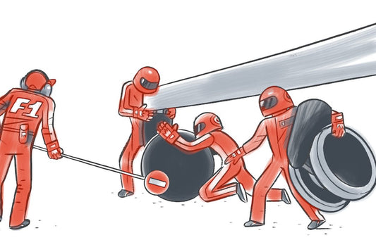 Boxenstopp für den Bürostuhl