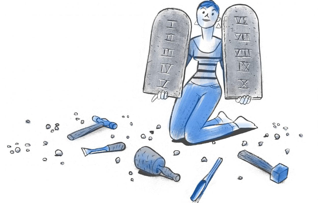 Die eigenen Ziele, schwarz auf weiß!